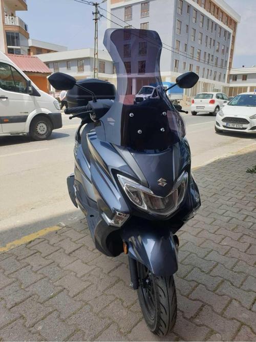 Suzuki Burgman Street Ex 125 Siperlik Ön Cam 2023 2024 Model 62cm Açıkfüme Renkli 4mm