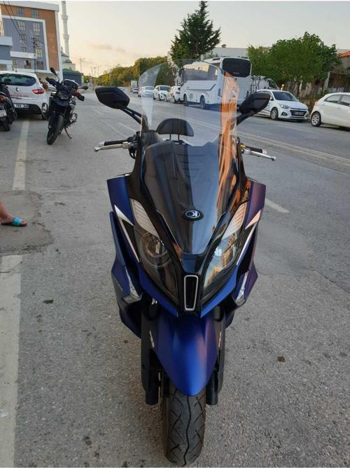 Kymco Downtown 250i Siperlik Ön Cam 2016 2024 Model 78cm Şeffaf Renkli 4mm UZUN CAM