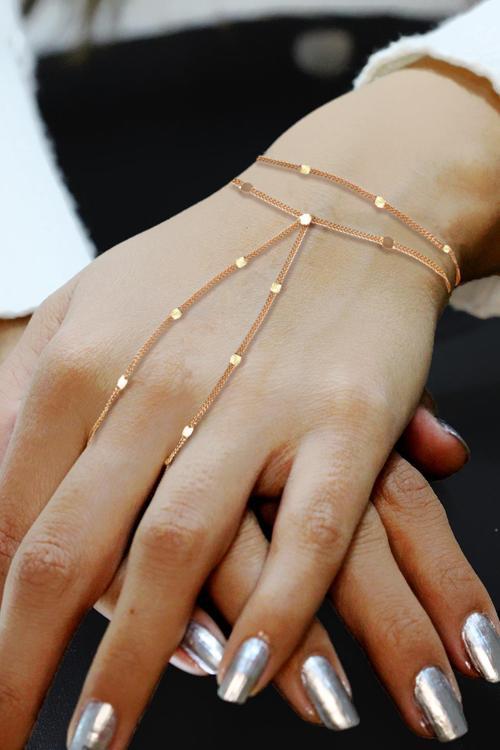 Gümüş rose pullu gurmet zincirli çift sıra şahmeran  [barcode]