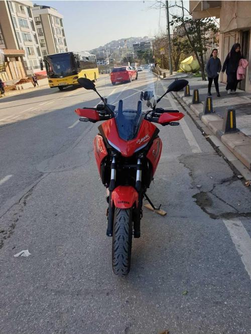 Yamaha Tracer 700 Siperlik Ön Cam 2022 2024 Model 59cm Şeffaf Renkli 4mm Uzun
