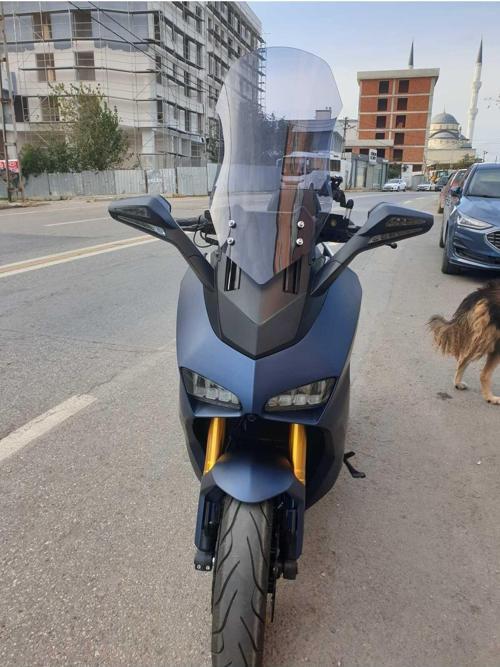 Yuki Huracan TR250 Siperlik Ön Cam 2022 2024 Model 62cm Açıkfüme Renkli 4mm