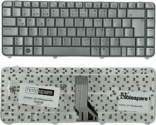 Hp Pavilion dv5-1250et, dv5-1255et Uyumlu Laptop Klavye Gri TR