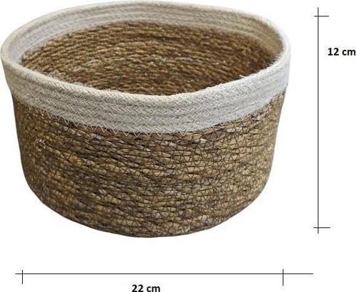Panalı Naturel Yuvarlark Organize Sepet L Boy PNL-PH35L