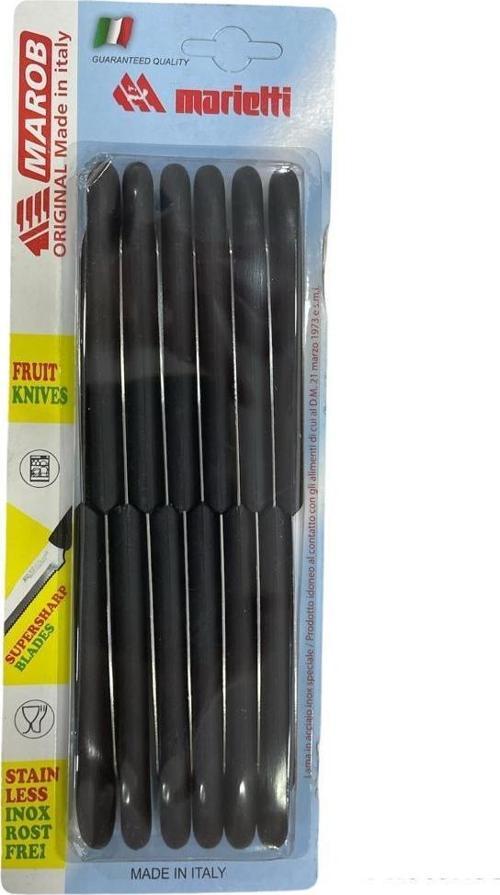 12'li Meyve Bıçağı Siyah 20K12B