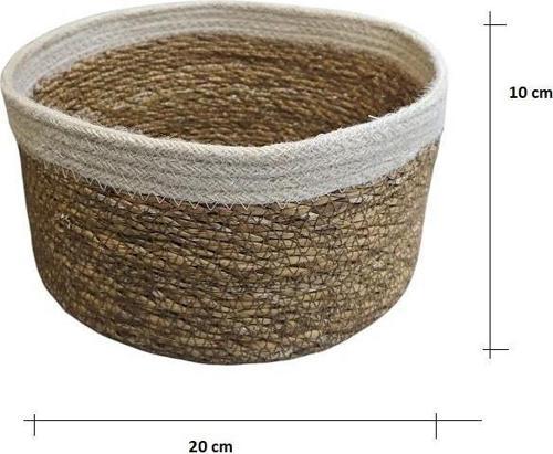 Panalı Naturel Yuvarlark Organize Sepet M Boy PNL-PH35M