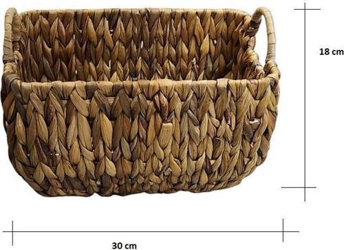 Panalı Naturel Yuvarlak Sepet S Boy PNL-22093S
