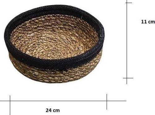 Panalı Naturel Yuvarlak Sepet XL Boy