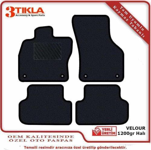 Citroen C4 2004-2010 Lüks Halı Paspas Siyah
