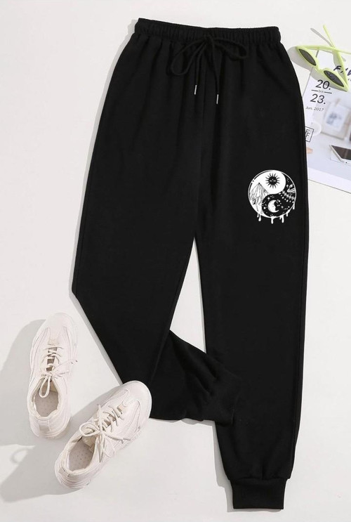 Unisex Baskılı Eşofman Altı