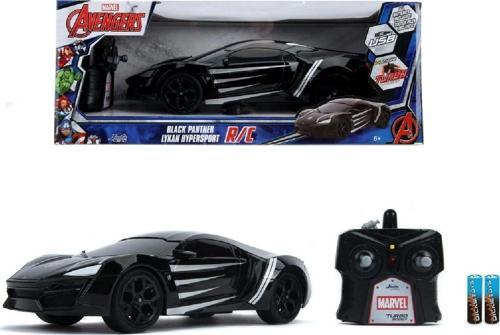 USB Şarjlı Uzaktan Kumandalı 1:16 Avengers Black Panther Lykan Hypersport Araba