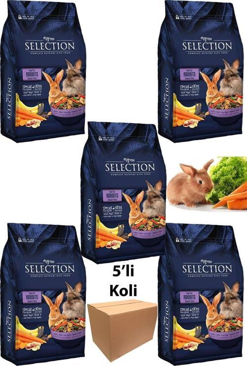 Myyem Selection Kuru Sebze , Meyveli Tavşan Yemi 750 Gr X 5 Adet 025184451205852