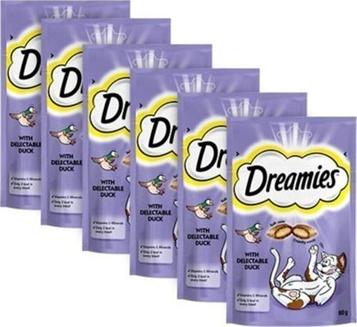 Dreamies Ördekli Pouch Kedi Ödülü 60 Gr X 6 Adet