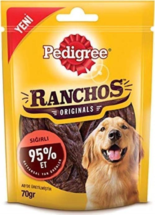 Pedigree Köpekler Için Ranchos Sığır Etli Ödül Maması 70 G