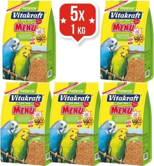 Vitakraft Muhabbet Kuşu Premium Jod Vital 1000 Gr X 5 Adet