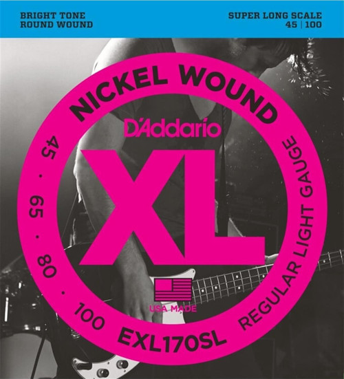 Bas Gitar Tel Seti , Xl, 45-100, Super Long Scale,