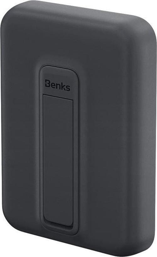 Magsafe Powerbank Mp09 Magnetik Standlı İnce Tasarımlı Powerbank 6000Mah 5W Siyah