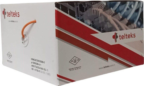 Cat 6 U/Utp Lszh/Hffr Turuncu Halojensiz Kablo 597M