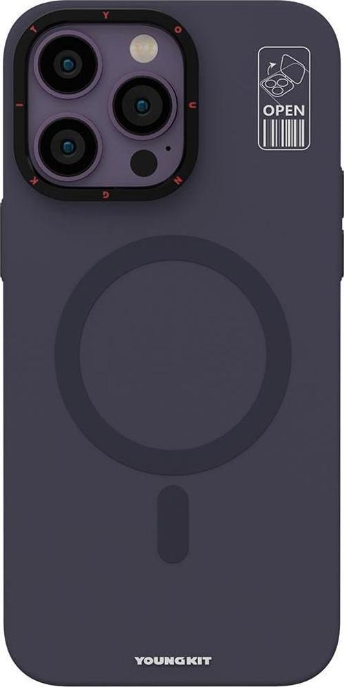 iPhone 13 Pro Max Uyumlu Kılıf Magsafe Şarj Özellikli Standlı Hermit Bracket Serisi Kapak