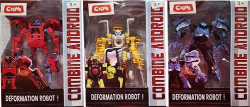 Oyuncak Dönüşebilen Robot 2014-6 (Karışık Model 1 Adet)