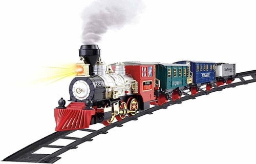 Oyuncak Sesli ve Işıklı Klasik Tren Set 16 Parça S00001551