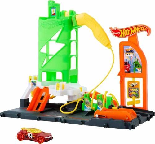 Oyuncak Hot Wheels Elektrikli Araç Şarj İstasyonu Oyun Seti HTN79