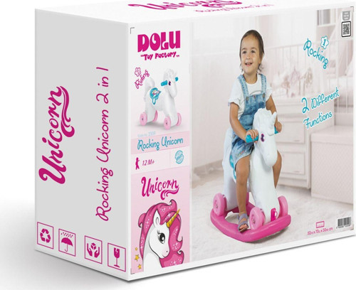 Oyuncak Unicorn Sallanan Tekerlekli At 2509