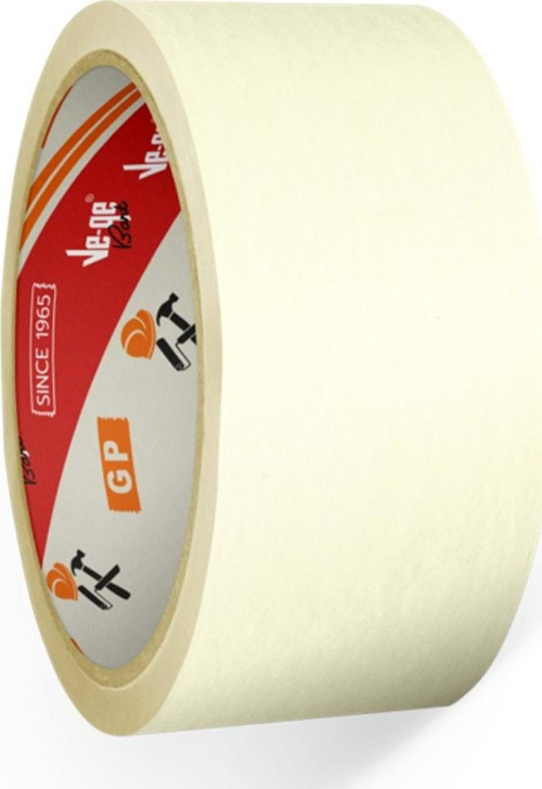 Ve-Ge Krepe Maskeleme Bandı 48 Mm X 30 Metre Bej (4 Lü Paket)