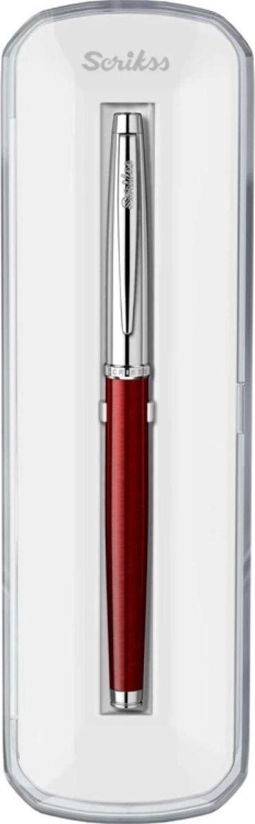 Roller Kalem Bordo Yarı Krom Kristal Kutu 800K