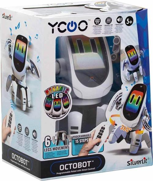 Oyuncak Sesli ve Işıklı Programlanabilir Octobot Robot SIL/88527