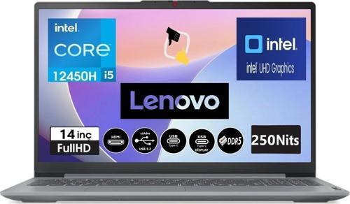 Ideapad Slim 3 Intel Core I5 12450H 8gb Lpddr5 512GB SSD Windows 11 Pro 14" Fhd Bilgisayar 83EQ0066TR Snertech