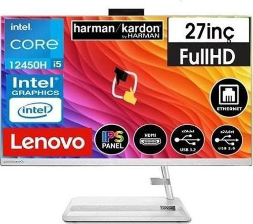 Ideacentre Aıo 3 27IAP7 Intel Core I5 12450H 16GB 1tb HDD + 512GB SSD Windows 11 Pro 27'' Fhd All In One Bilgisay