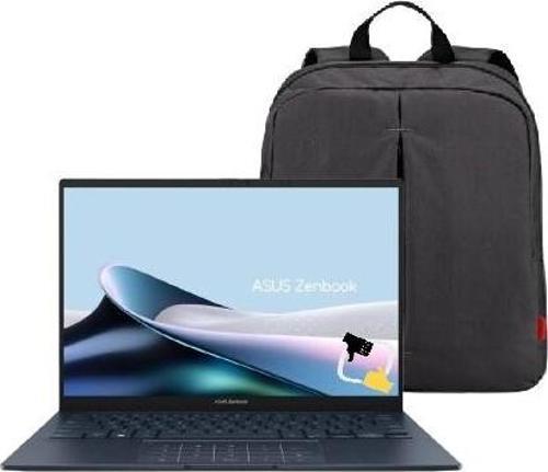 Zenbook 14 UX3405MA-QD511 Intel Core Ultra 7 155U 16GB 2tb Arc™ Graphics OLED W11H 14" Bilgisayar+Snertech Çanta