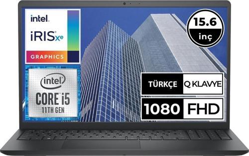 Inspiron 15 3511 I3511122U05 I5-1135G7 16GB 256SSD 15.6" Fullhd Freedos Taşınabilir Bilgisayar