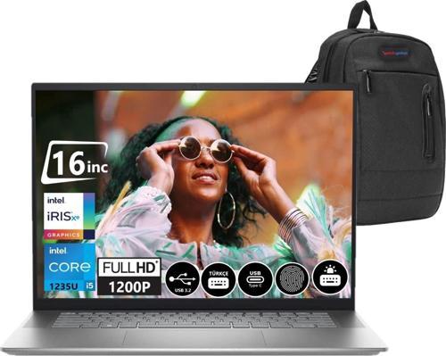 Inspiron 16 5620 Intel Core I5 1235U 16GB 1tb SSD WINDOWS11PRO 16" Fhd+ Taşınabilir Bilgisayar I56204101U35+ZETTAÇANTA