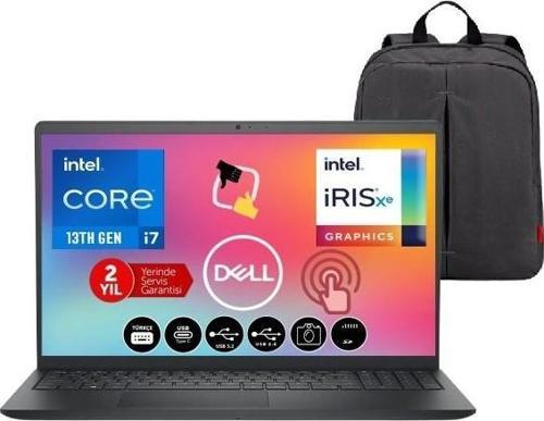 Inspiron 3530 Intel Core İ7-1355U 16GB 512GB SSD Fhd 15.6" Dokunmatik Freedos Taşınabilir Bilgisayar+Snertech Çanta