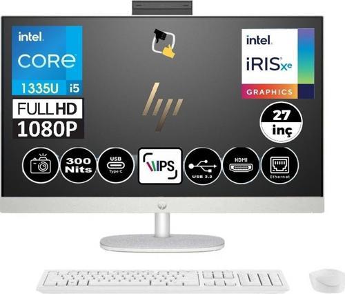 27-CR0007NT Intel I5-1335U 8gb Ram 512GB SSD Intel Iris Xe 27" Fhd Windows 11 Home AIO Bilgisayar 898B7EA Snertech
