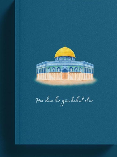 Kudüs - Her Dua Bir Gün Kabul Olur İslami Defter (Ayet-Hadisli)