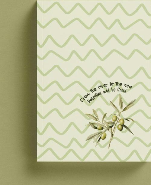 Nehirden Denize Özgür Filistin Defter (Yeşil)