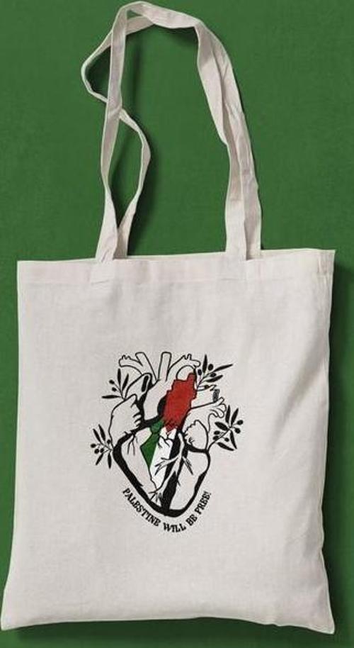 Palestine Will Be Free/ Filistin Özgür Kalacak Baskılı Bez Çanta