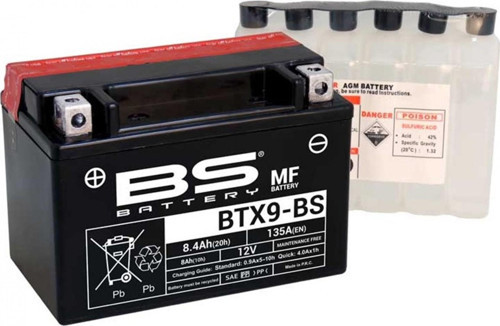 Akü Btx9-bs 12v8ah 2015-2016 Kawasaki Z 300