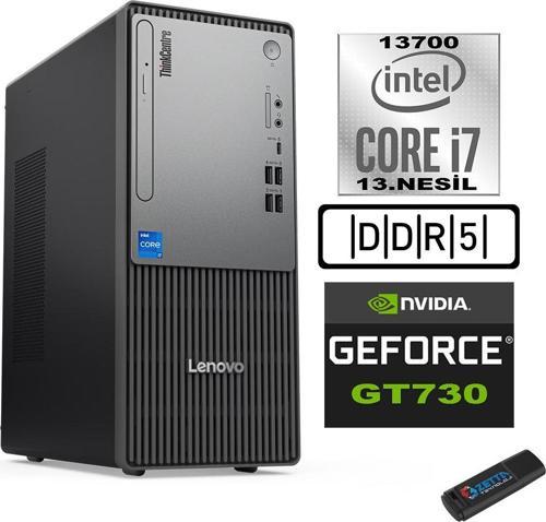 Thinkcentre Neo 50T Gen5 Intel Core I7 13700 64GB Ddr5 1tb SSD Freedos Nvidia GT730 73012UB000LTRF23+ZETTA Flash Bellek