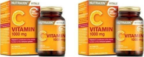 Vitamin C 1000 Mg Takviye Edici Gıda 30 Tablet X 2