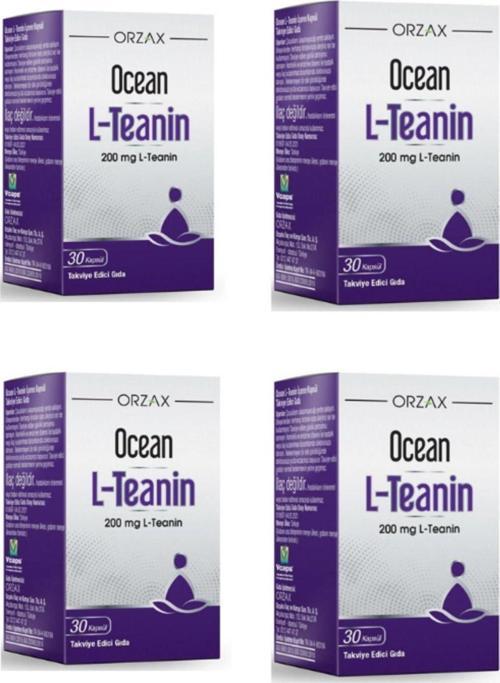 L-Teanin 200 Mg 30 Kapsül 4 Adet