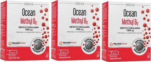 Methyl B12 1000 Mcg Methylcobalamin 5 Ml - 3 Adet
