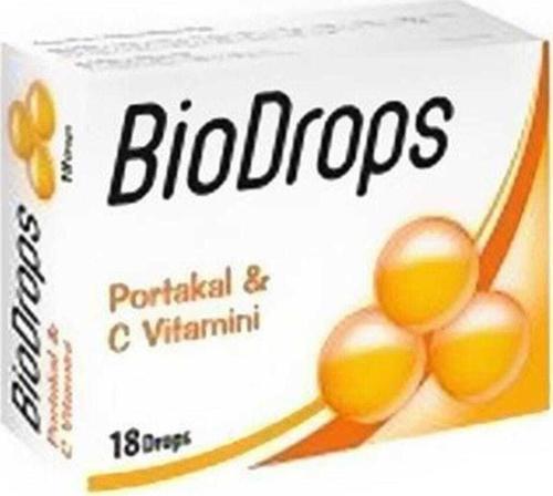 Portakal C Vitamini Pastıl 18 Drops