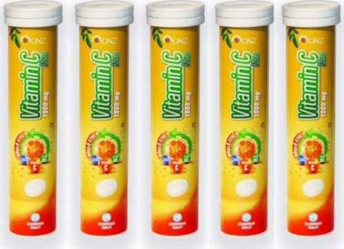 Vitamin C Plus 1000Mg 20 Efervesan Tablet 5'Li Paket