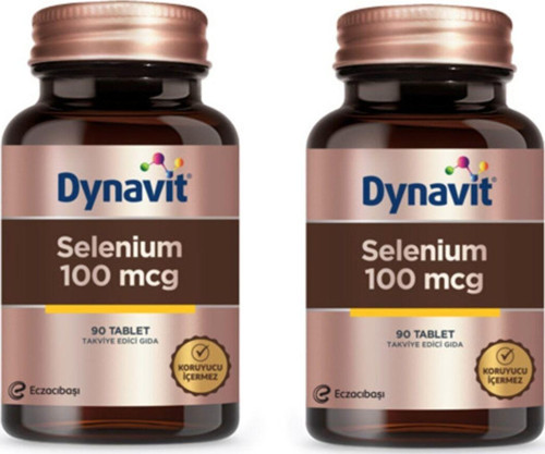 Selenium 100 Mcg 90 Tablet X 2 Adet