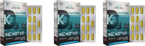 D3+K2 Vitamini 30 Kapsül 3'Lü Paket