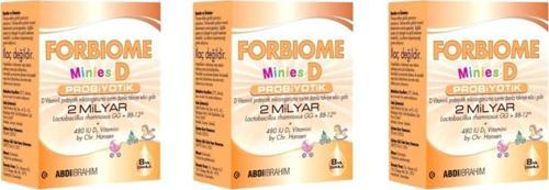 Minies D Probiyotik Damla 8 Ml 3 Kutu