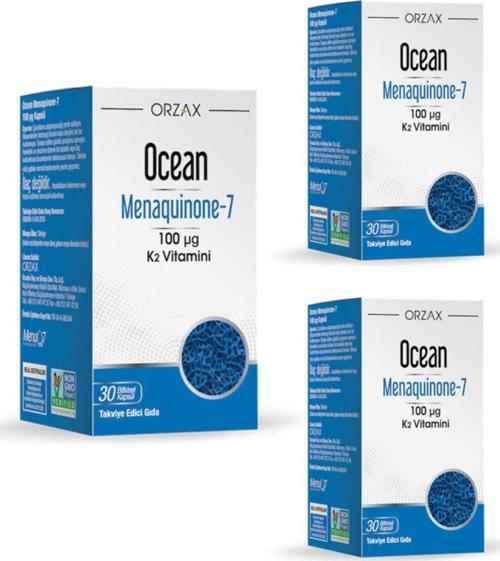 Mk-7 100 Mcg K2 Vitamini 30 Kapsül X3 Adet